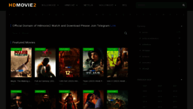 What Hdmovie2.cam website looked like in 2023 (This year)