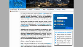 What Hoteles-paris.es website looked like in 2023 (This year)