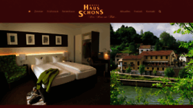 What Hotel-haus-schons.de website looked like in 2023 (This year)