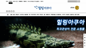 What Healingaqua.co.kr website looked like in 2023 (This year)