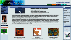 What Healingartsource.com website looked like in 2023 (This year)