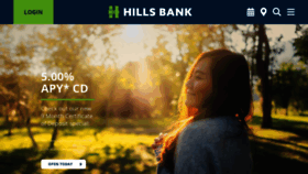What Hillsbank.com website looked like in 2023 (This year)