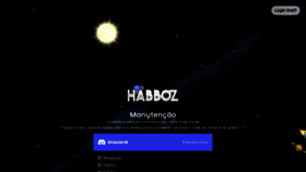 What Habboz.com.br website looked like in 2023 (This year)