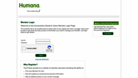 What Humanaonemembers.com website looked like in 2023 (This year)