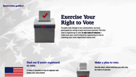 What Howtovote.guide website looked like in 2023 (This year)