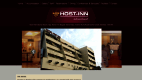 What Hotelhost-inn.com website looked like in 2023 (This year)