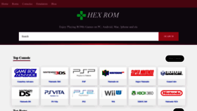 What Hexrom.com website looked like in 2023 (This year)