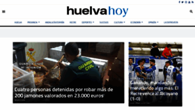 What Huelvahoy.com website looked like in 2023 (This year)