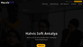 What Halvissoft.com.tr website looked like in 2023 (This year)