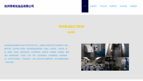 What Hzhangcheng.cn website looked like in 2023 (This year)