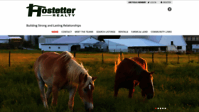 What Hostetterrealty.com website looked like in 2023 (This year)
