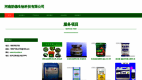 What Hnyunde.cn website looked like in 2023 (This year)