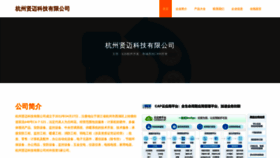 What Hzzan.cn website looked like in 2023 (This year)
