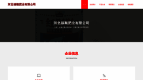 What Hbfushun.cn website looked like in 2023 (This year)