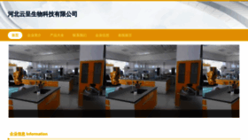 What Hbyuncheng.cn website looked like in 2023 (This year)