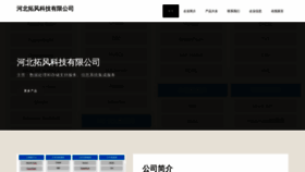 What Hbtuofeng.cn website looked like in 2023 (This year)