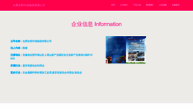 What Hfyongkai.cn website looked like in 2023 (This year)