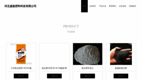What Hbshengsen.cn website looked like in 2023 (This year)