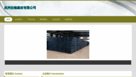 What Hzlace.cn website looked like in 2023 (This year)