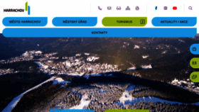 What Harrachov.cz website looked like in 2023 (This year)