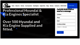 What Hyunengines.com.au website looked like in 2023 (This year)