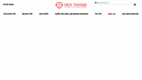 What Huythanhjewelry.vn website looked like in 2023 (This year)