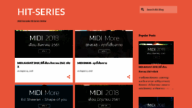 What Hit-series.com website looked like in 2023 (This year)