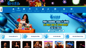 What Hi88.chat website looked like in 2023 (This year)