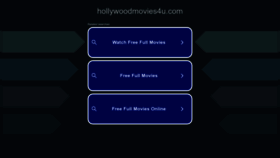 What Hollywoodmovies4u.com website looked like in 2023 (This year)