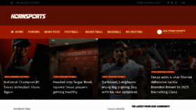 What Hornsports.com website looked like in 2023 (This year)