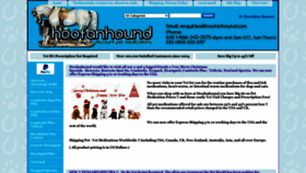 What Hoofanhound.com website looked like in 2023 (This year)