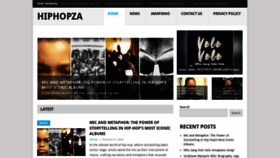 What Hiphopza.com website looked like in 2023 (This year)