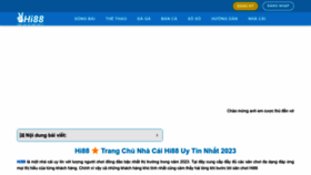 What Hi88a.bio website looked like in 2023 (This year)