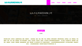 What Hezhongliancai.com website looks like in 2024 