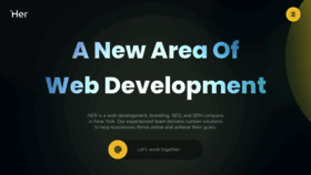 What Herdesignsweb.com website looks like in 2024 
