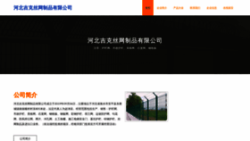 What Hebeijinkai.com website looks like in 2024 