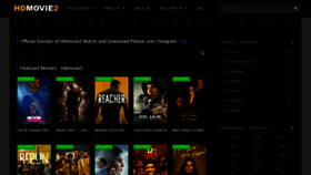 What Hdmovie2.com website looks like in 2024 