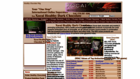 What Healthychocolatenbg.com website looks like in 2024 