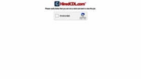 What Hiredcdl.com website looks like in 2024 