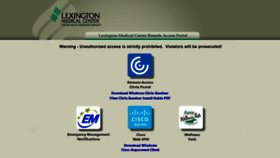 What Home.lexmed.com website looks like in 2024 