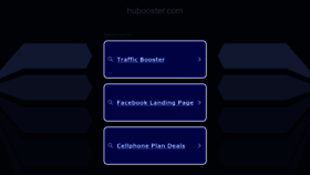 What Hubooster.com website looks like in 2024 