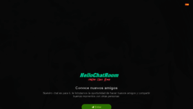 What Hellochatroom.com website looks like in 2024 