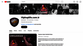 What Hiphoplife.com.tr website looks like in 2024 