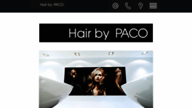 What Hairbypaco.de website looks like in 2024 