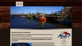 What Hafen-pub.de website looked like in 2024 (1 year ago)