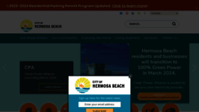 What Hermosabeach.gov website looks like in 2024 