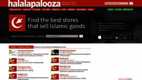 What Halalapalooza.com website looks like in 2024 