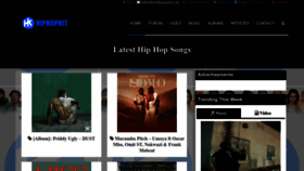 What Hiphopkit.com website looks like in 2024 
