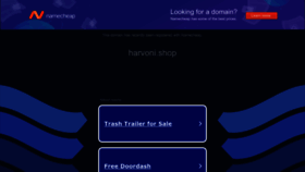 What Harvoni.shop website looks like in 2024 