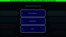 What Hdmoviesmaza.live website looks like in 2024 